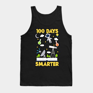 100 Days Smarter Science Teacher Elementary Student Tank Top